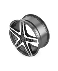 Jante ALU, Wheelworld - 2DRV WH38/ DGP+ Anthracite / Face polie  9.5X22 5/ 130 ET35, Alésage 84.1