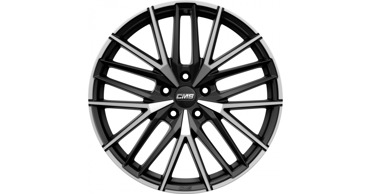 Jante ALU, CMS C36 Diamant Noir Mat, 8X18 5/112 ET30, Alésage 66.6