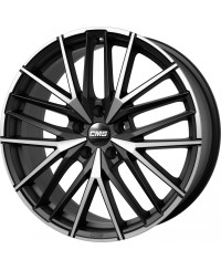 Jante ALU, CMS C36 Diamant Noir Mat, 8X18 5/112 ET40, Alésage 66.6