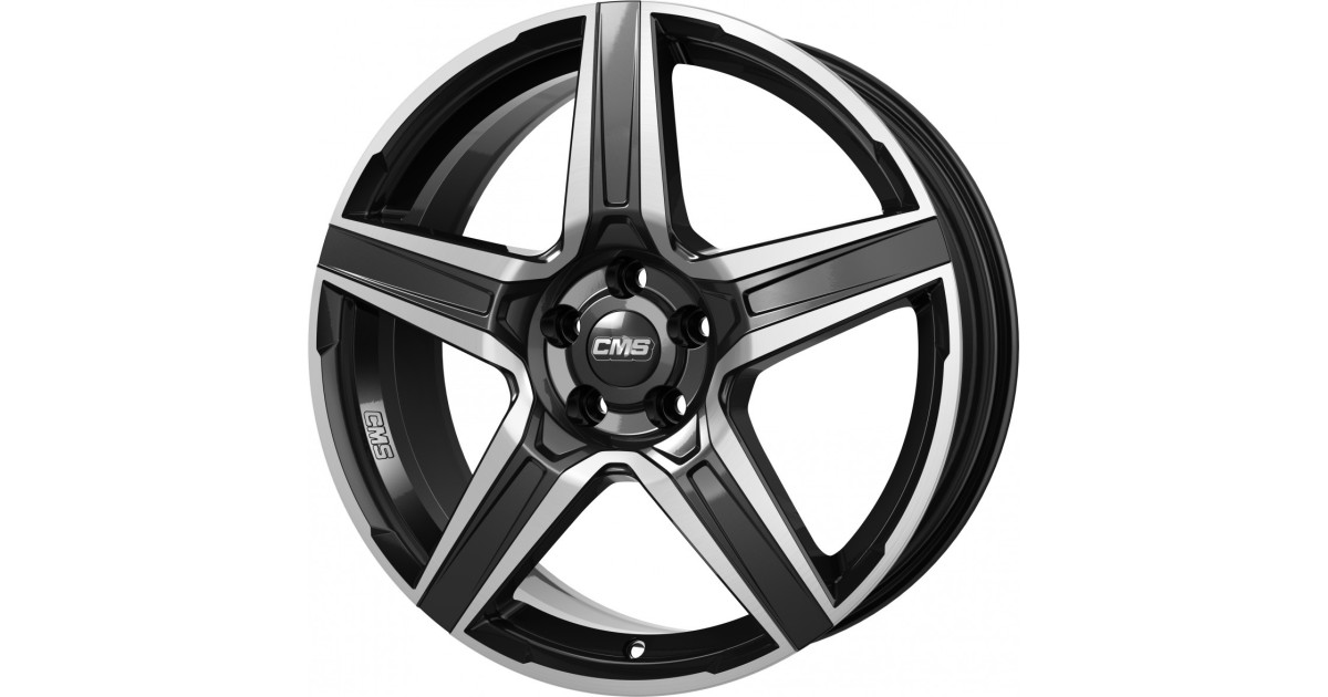 Jante ALU, CMS C34 diamond black gloss 7X17 5/ 112 ET43, Alésage 57.1