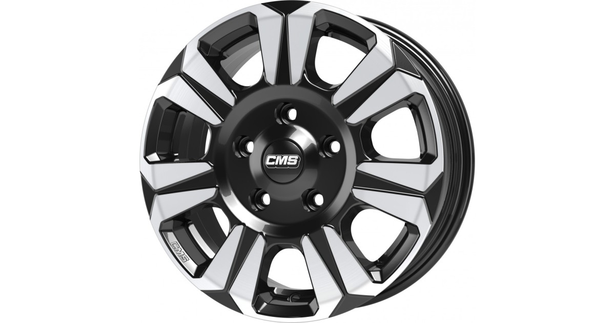 Jante ALU, CMS C31 Diamant Noir, 6.5X16 5/130 ET60, Alésage 78.1