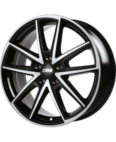 Jante ALU, CMS C30 Diamant Noir Brillant, 7.5X18 5/112 ET40, Alésage 57.1