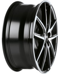 Jante ALU, CMS C30 Diamant Noir Brillant, 7.5X18 5/112 ET40, Alésage 57.1