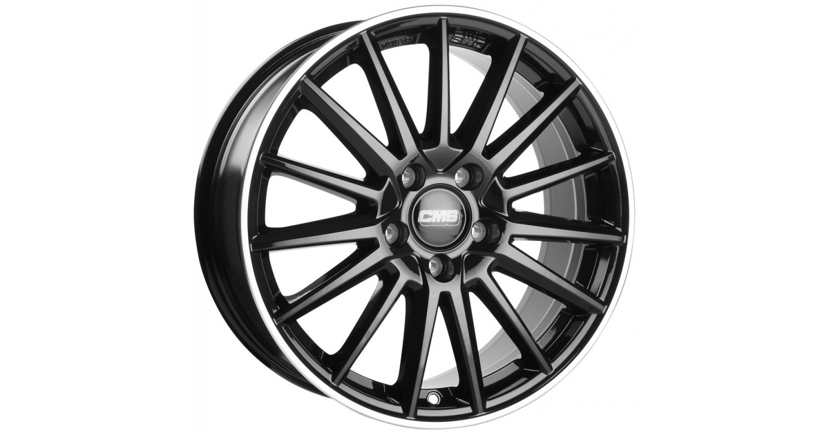 Jante ALU, CMS C23 Noir Bride Poli Brillant, 8X18 5/114.3 ET46, Alésage 67.1