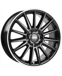 Jante ALU, CMS C23 Noir Contour Poli Brillant, 7X17 4/ 100 ET47, Alésage 67.1