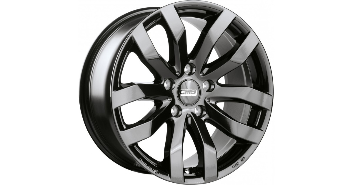 Jante ALU, CMS C22  Complete black gloss 7X16 5/ 112 ET35, Alésage 66.6