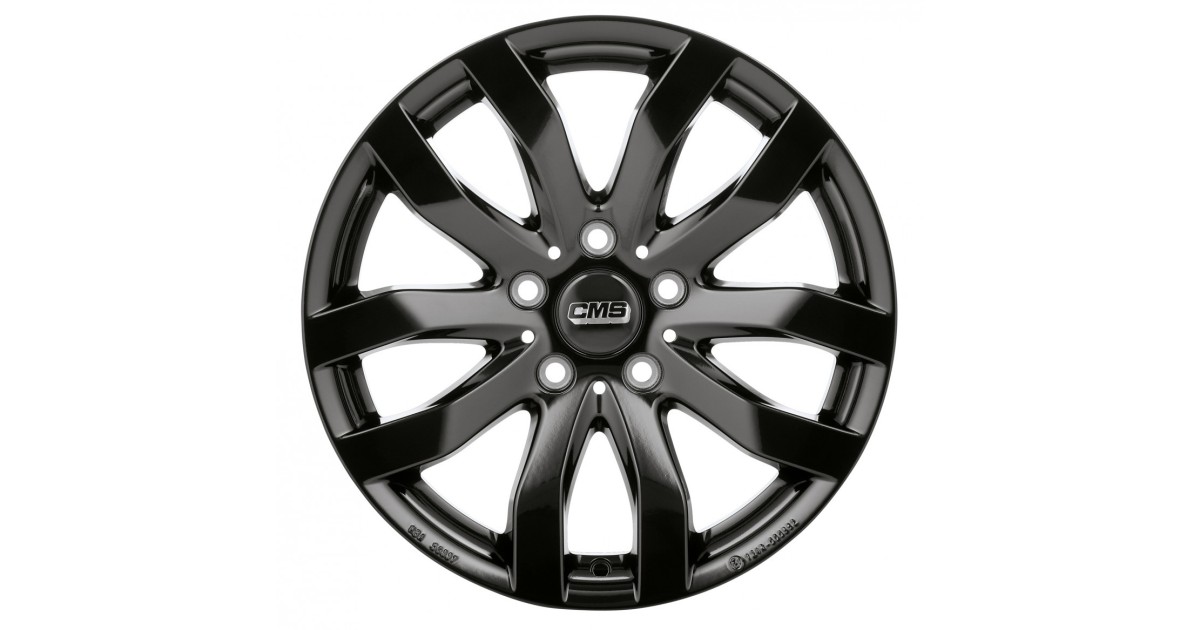 Jante ALU, CMS C22  Complete black gloss 7X16 5/ 112 ET35, Alésage 66.6