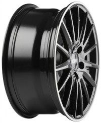 Jante ALU, CMS C23 Noir Bride Poli Brillant, 8X20 5/108 ET44, Alésage 65.1
