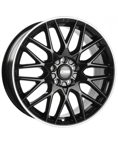 Jante ALU, CMS C25 Noir Bride Poli Brillant, 8X18 5/114.3 ET47, Alésage 67.1
