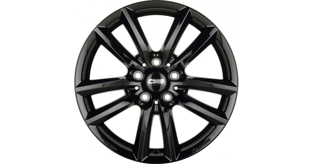 Jante ALU, CMS C27 Complete black gloss 6.5X16 5/ 112 ET48, Alésage 57,1