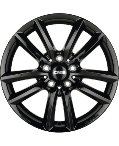 Jante ALU, CMS C27 Complete black gloss 7.5X18 5/ 112 ET39, Alésage 66.6