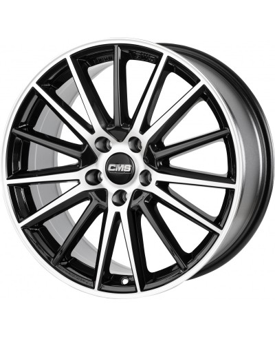 Jante ALU, CMS C23 Diamant Noir Brillant, 8X20 5/ 114.3 ET48, Alésage 67.1