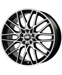 Jante ALU, CMS C25 Diamant Noir Brillant, 7.5X18 5/114.3 ET47, Alésage 66.1