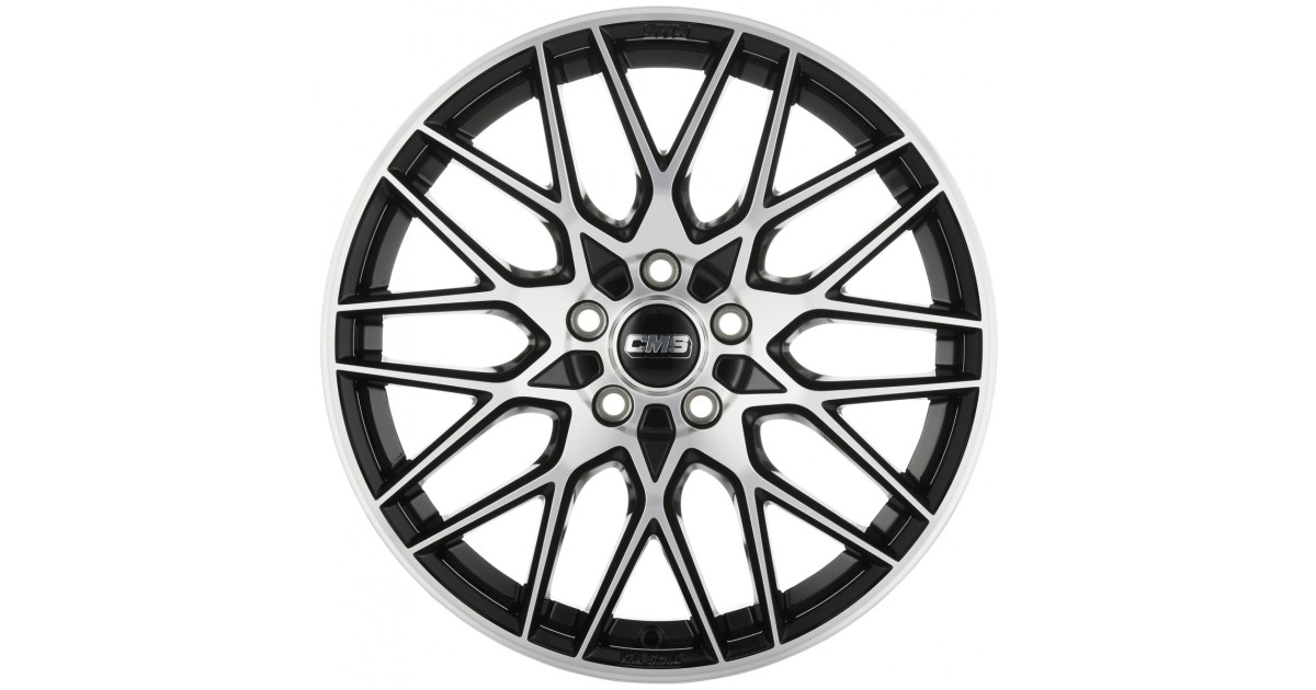 Jante ALU, CMS C25 Diamant Noir Brillant, 8X19 5/ 114.3 ET40, Alésage 67.1
