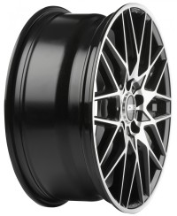 Jante ALU, CMS C25 Diamant Noir Brillant, 8X19 5/ 114.3 ET40, Alésage 67.1