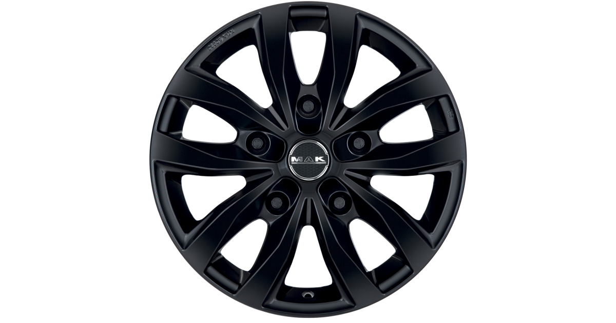 Jante Alu MAK LOAD 5 (GLOSS BLACK) 6,5x16 5x112 ET50 , Alésage 66.6
