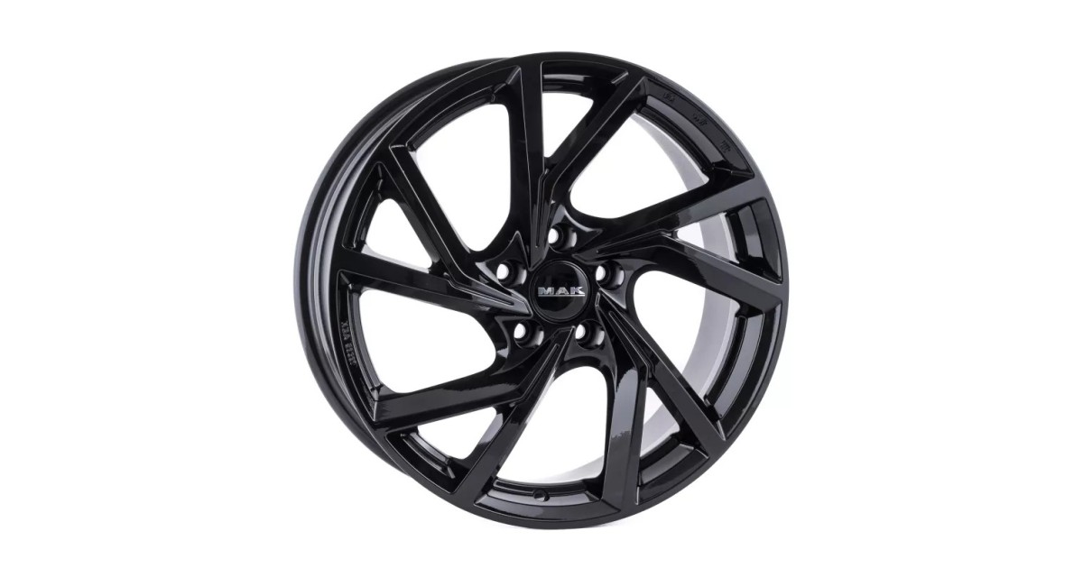 Jante Alu MAK KASSEL (GLOSS BLACK) 8x18 5x112 ET30 , Alésage 76