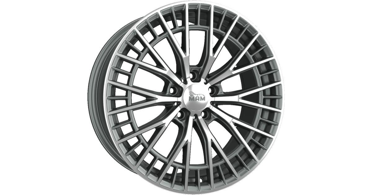 Jante ALU, MAM GT2 PALLADIUM FRONT POLISH 5/114.3 ET35, Alésage 72.6