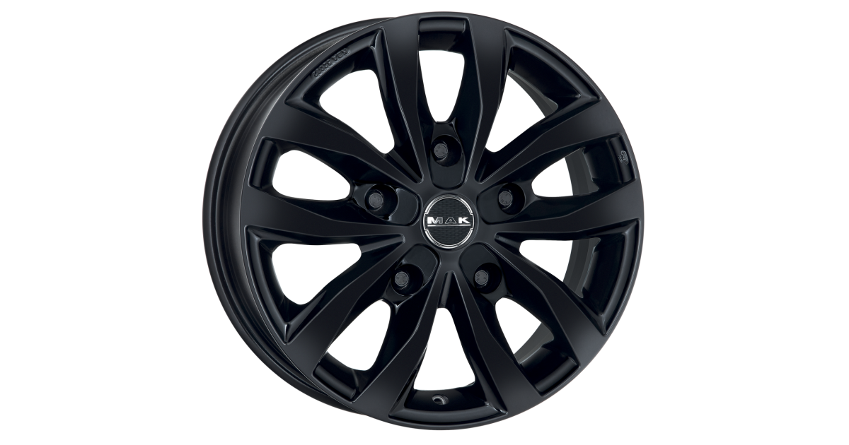 Jante Alu  MAK LOAD 5 (GLOSS BLACK) 7x17 5x118 ET68 , Alésage 71.1