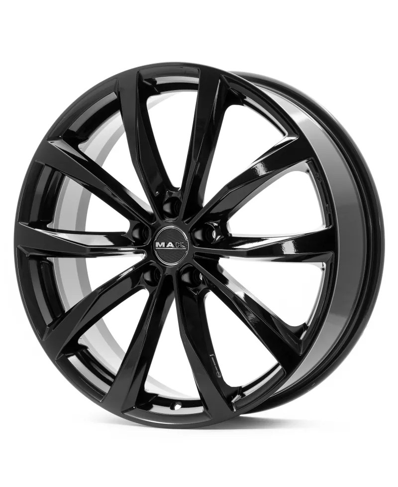 Jante Alu  MAK WOLF (GLOSS BLACK) 7,5x18 5x100 ET49 , Alésage 57.1