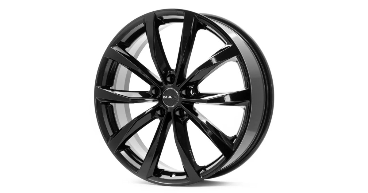 Jante Alu  MAK WOLF (GLOSS BLACK) 7,5x18 5x100 ET49 , Alésage 57.1