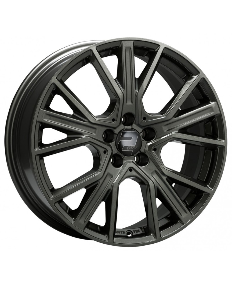 Jante ALU, Wheelworld - 2DRV WH34/ DGM+ Dark Gunmetal (Anthracite foncé laqué) 8.5X19 5/ 112 ET35, Alésage 66.6