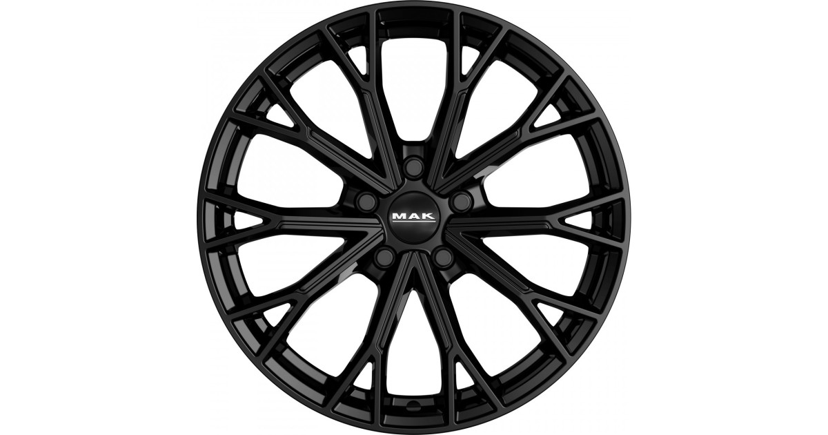 Jante Alu  Mak Asphalt gloss black 8,5x19 5x130 ET50 , Alésage 66.6