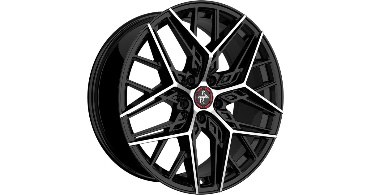 Jante ALU, Keskin Tuning KT25 BLACK FRONT POLISH 8.5x20 5/ 114.3 ET45, Alésage 72.6