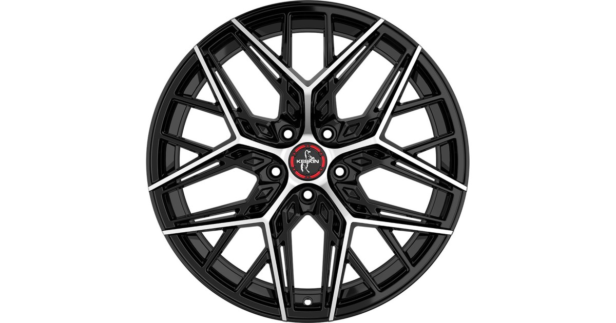 Jante ALU, Keskin Tuning KT25 BLACK FRONT POLISH 8.5x20 5/ 114.3 ET45, Alésage 72.6
