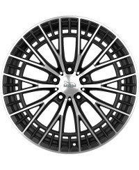 Jante ALU, MAM GT2 BLACK FRONT POLISH 8.5x19 5/ 114.3 ET35, Alésage 72.6