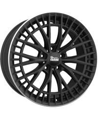 Jante ALU, MAM GT2 MATT BLACK LIP POLISH 8.5x19 5/ 120 ET35, Alésage 72.6
