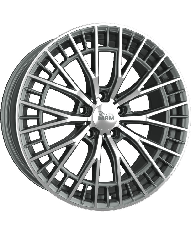Jante ALU, MAM GT2 PALLADIUM FRONT POLISH 8.5x19  5/112 ET30.1, Alésage 66.6