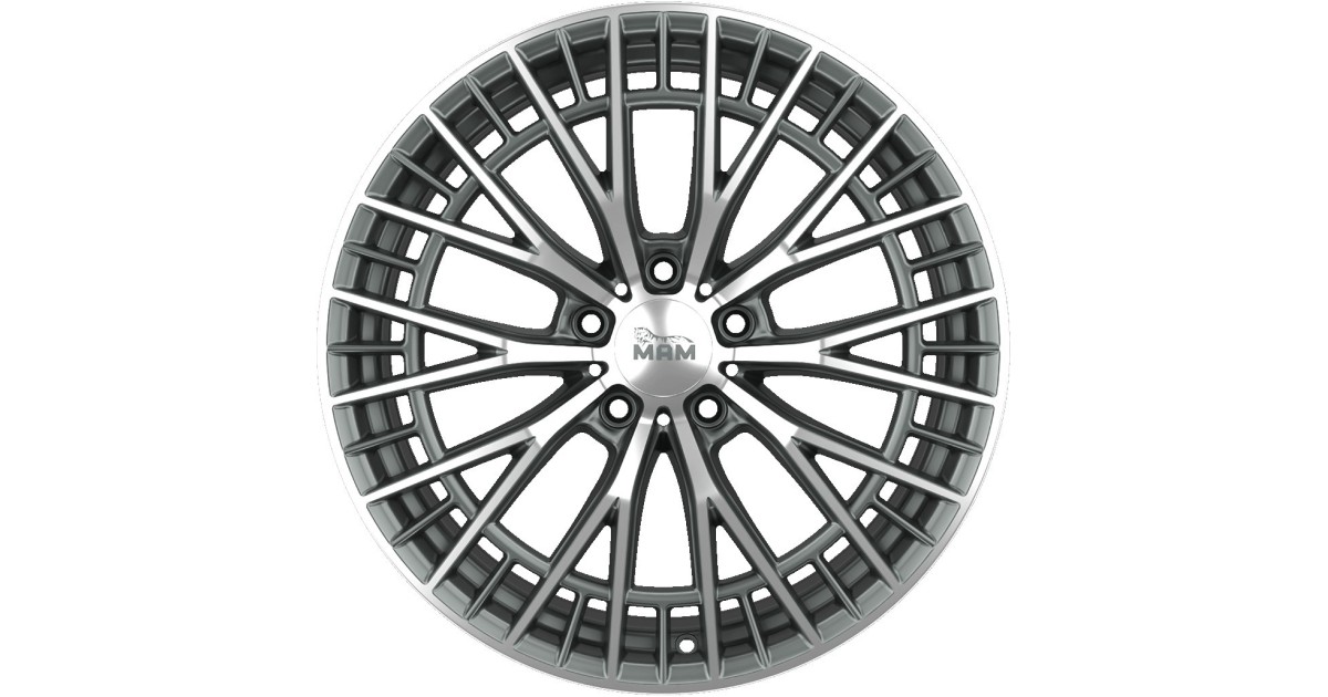 Jante ALU, MAM GT2 PALLADIUM FRONT POLISH 8.5x19 5/ 120 ET35, Alésage 72.6