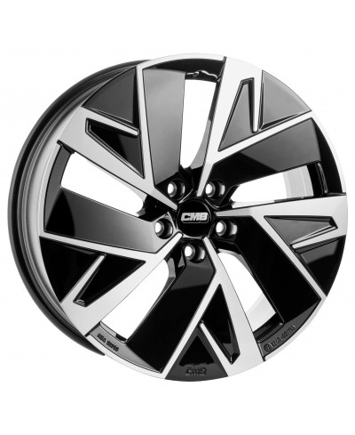 Jante ALU, CMS C32-AERO Diamant Noir Brillant, 7.5X18 5/ 114.3 ET45, Alésage 67.1