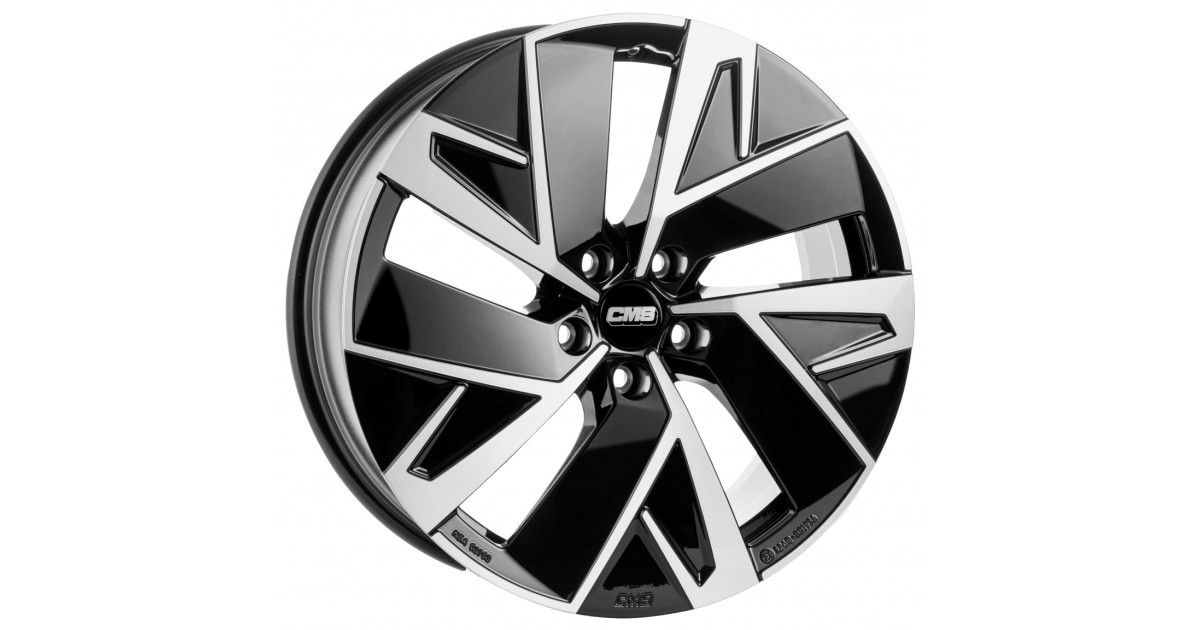 Jante ALU, CMS C32-AERO Diamant Noir Brillant, 7.5X18 5/ 112 ET53.5, Alésage 66.6