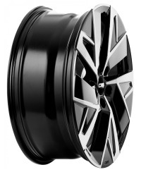 Jante ALU, CMS C32-AERO Diamant Noir Brillant, 7.5X18 5/ 112 ET53.5, Alésage 66.6