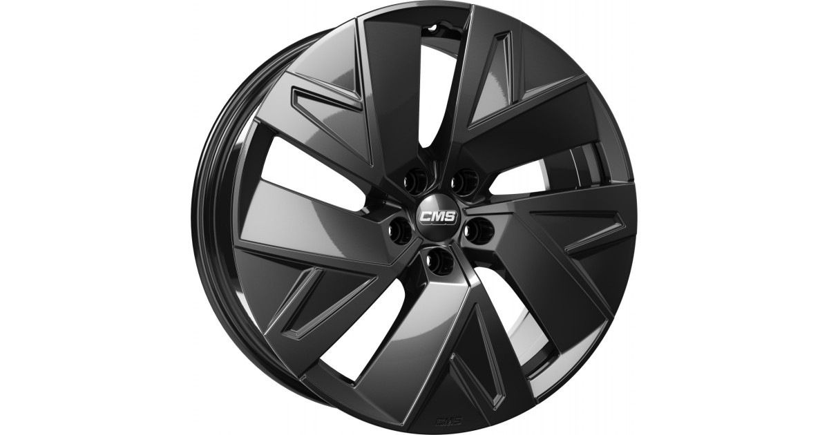 Jante ALU, CMS C32-AERO Noir Brillant, 7.5X18 5/ 108 ET46, Alésage 63.4