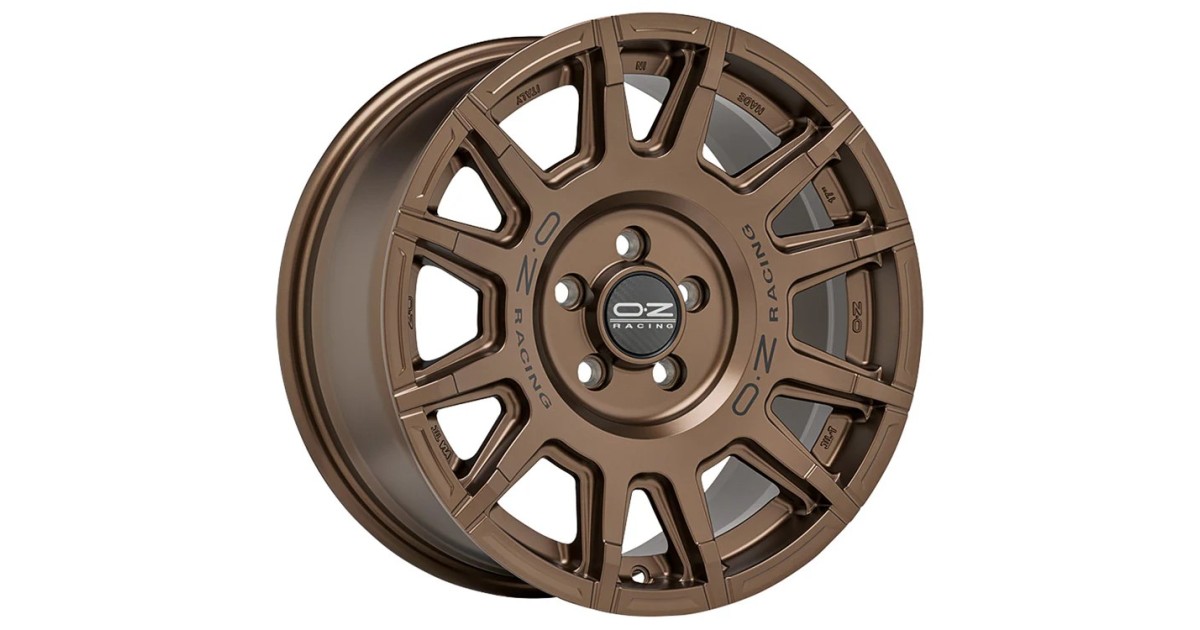 Jante ALU, OZ RALLY LEGEND MATT BRONZE + DARK LETTER 8X17 6/ 120 ET35, Alésage 74.6