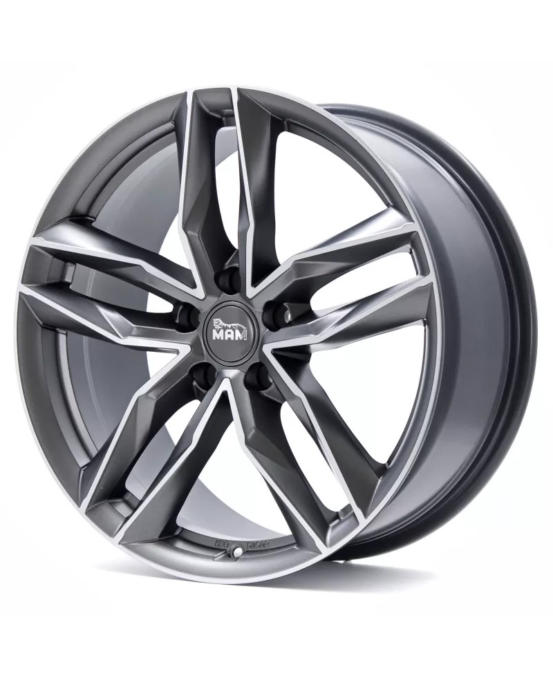 MAM RS3 MATT PALLADIUM FRONT POLISH 8x18 5/ 108 ET45 , Alésage 72,6