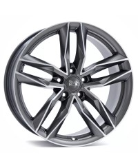 MAM RS3 MATT PALLADIUM FRONT POLISH 8x18 5/ 108 ET45 , Alésage 72,6