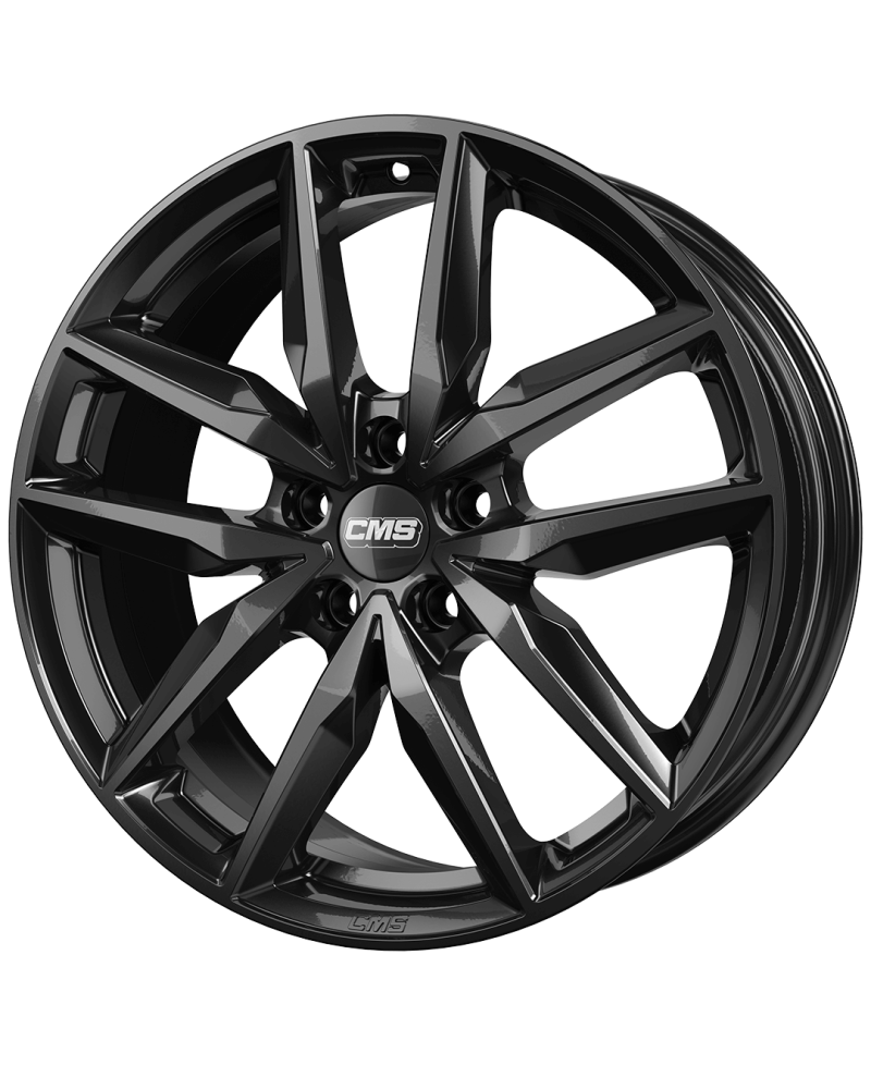Jante ALU, CMS C28 Noir Brillant, 8X20 5/108 ET43, Alésage 63.4