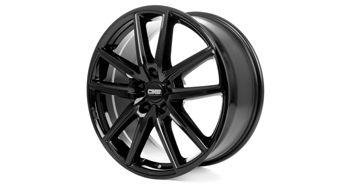 Jante ALU, CMS C30 Noir Brillant, 8X18 5/108 ET55, Alésage 63.4