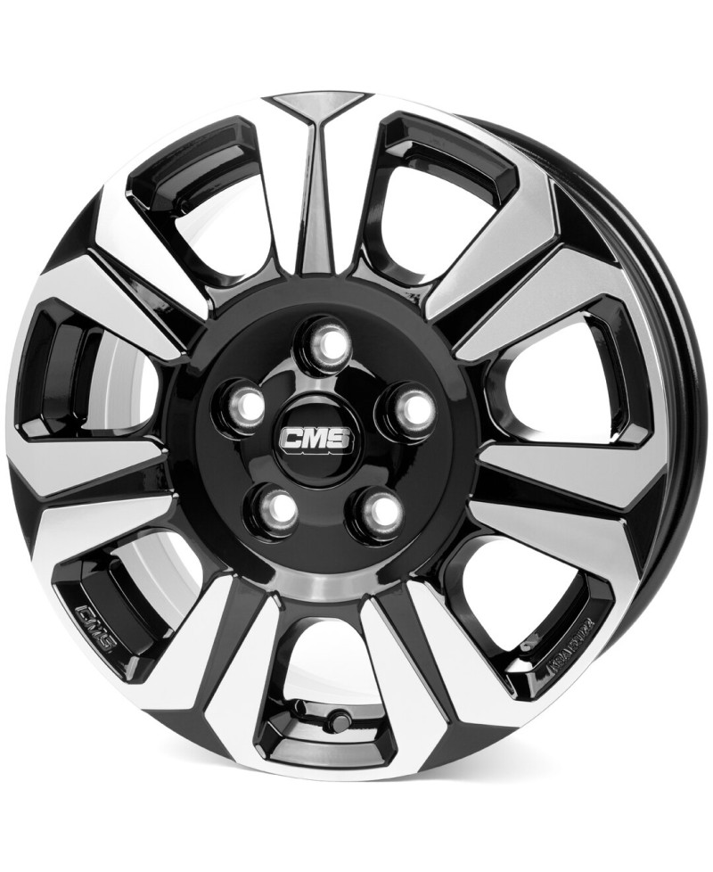 Jante ALU, CMS C31 Diamant Noir Brillant, 7.5X18 5/130 ET58, Alésage 78.1