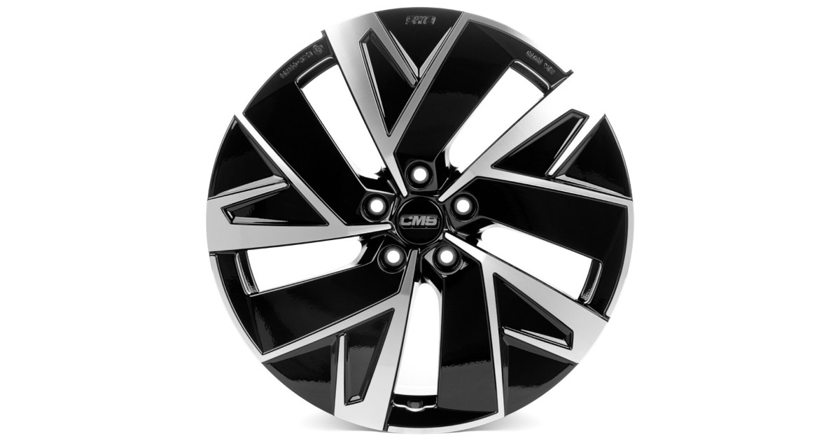 Jante ALU, CMS C32-AERO Diamant Noir Brillant, 7.5X18 5/108 ET44, Alésage 65.1