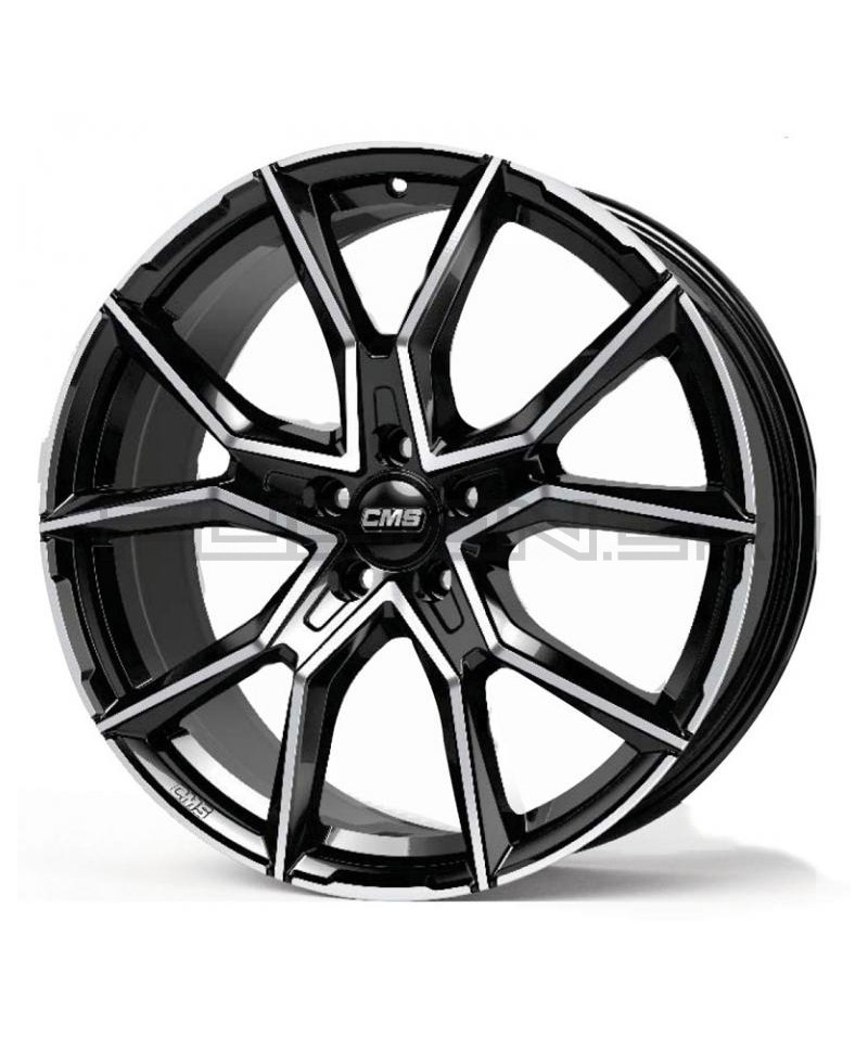 Jante ALU, CMS C33 Diamant Noir Brillant, 8X18 5/ 112 ET30, Alésage 66.6