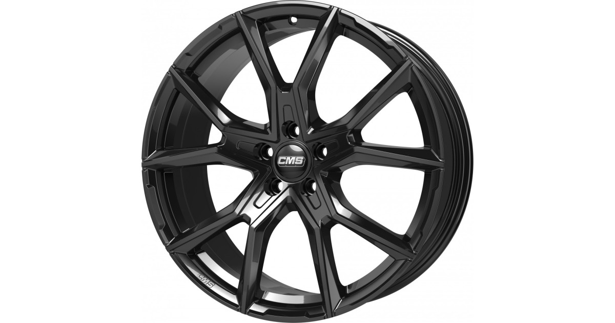 Jante ALU, CMS C33 Noir Brillant, 8X18 5/108 ET48, Alésage 63.4