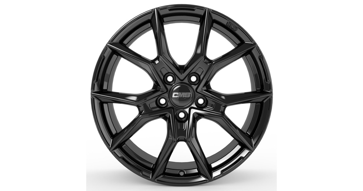 Jante ALU, CMS C33 Noir Brillant, 8X18 5/108 ET48, Alésage 65.1