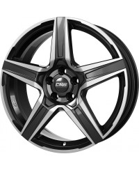 Jante ALU, CMS C34 Diamant Noir Brillant, 7.5X18 5/108 ET49, Alésage 65.1
