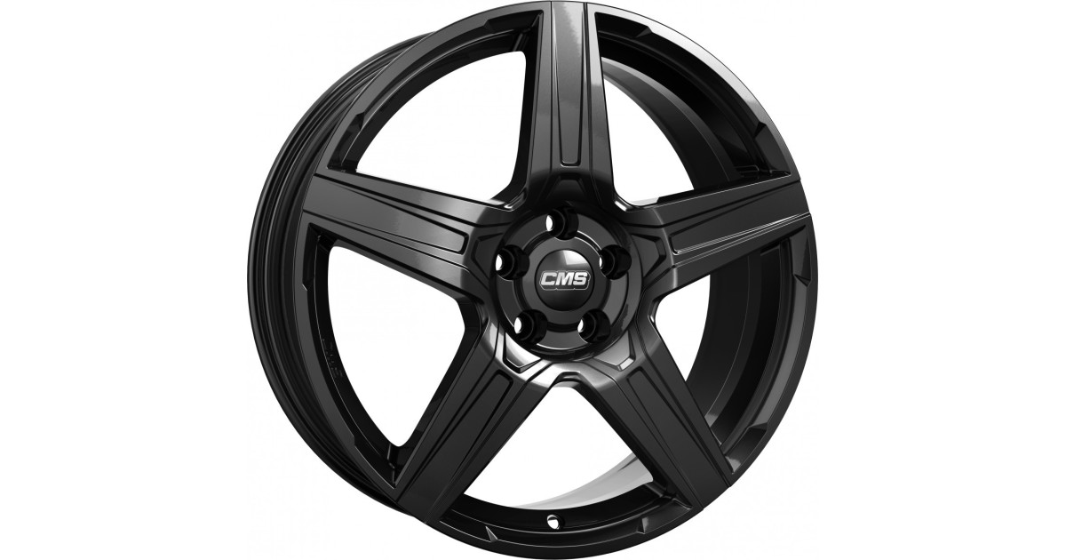 Jante ALU, CMS C34 Noir Brillant, 7.5X19 5/ 114.3 ET51, Alésage 67.1