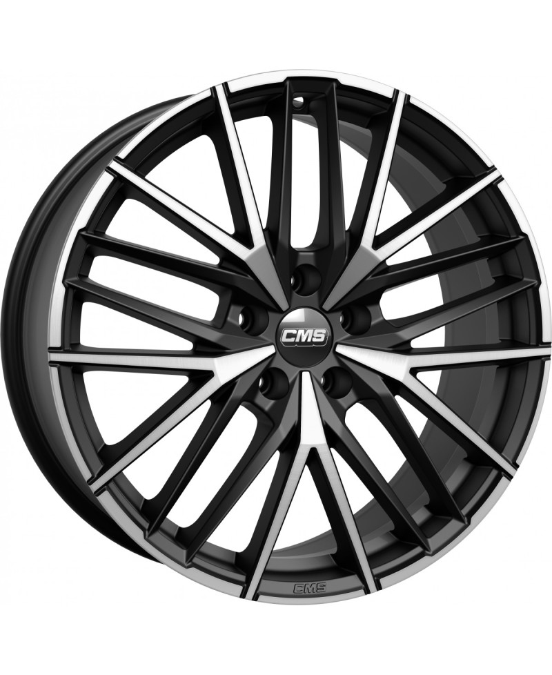 Jante ALU, CMS C36 Diamant Noir Mat, 8X18 5/108 ET48, Alésage 67.2R